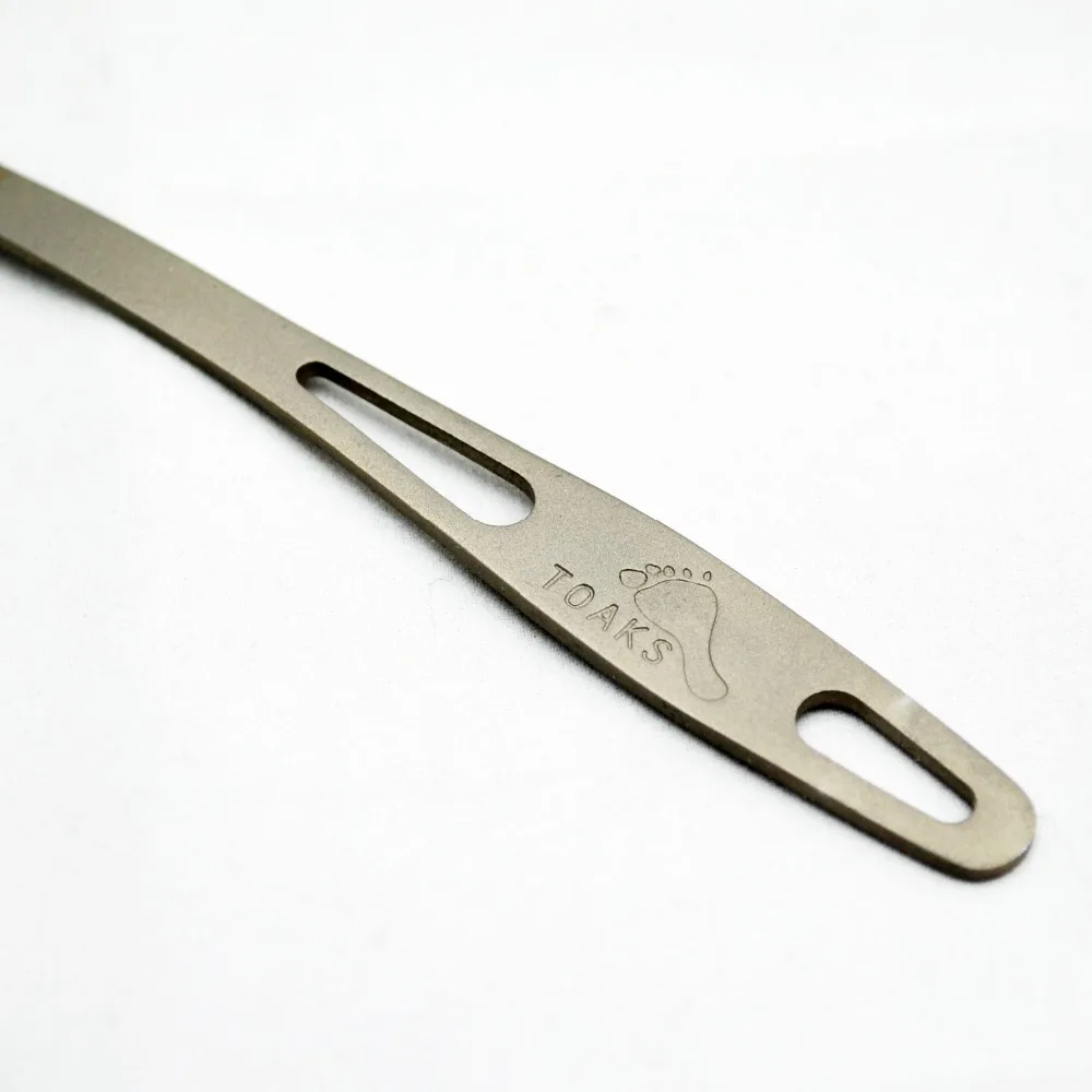 Toaks titanio spork portátil al aire libre Camping cubiertos viajes vajilla Picnic senderismo conveniente tenedor cuchara SLV-01