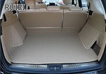 

Good quality! Special trunk mats for Mercedes Benz GLE 400 450 500 2017-2015 waterproof cargo liner boot carpets,Free shipping