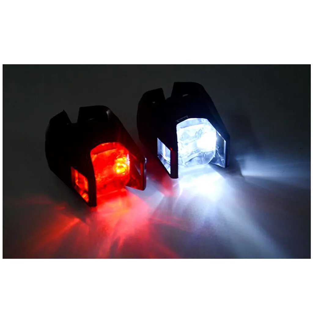 Flash Deal 1PC Black Bike Bicycle Cycling Flashing Head Front Wheel LED Flash Light Lamp F129 2