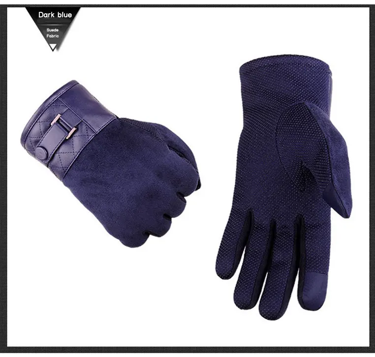 Зимние перчатки для мужчин, утолщенные мужские теплые кашемировые термоперчатки, мужские перчатки для сенсорного экрана Eldiven, женские зимние перчатки
