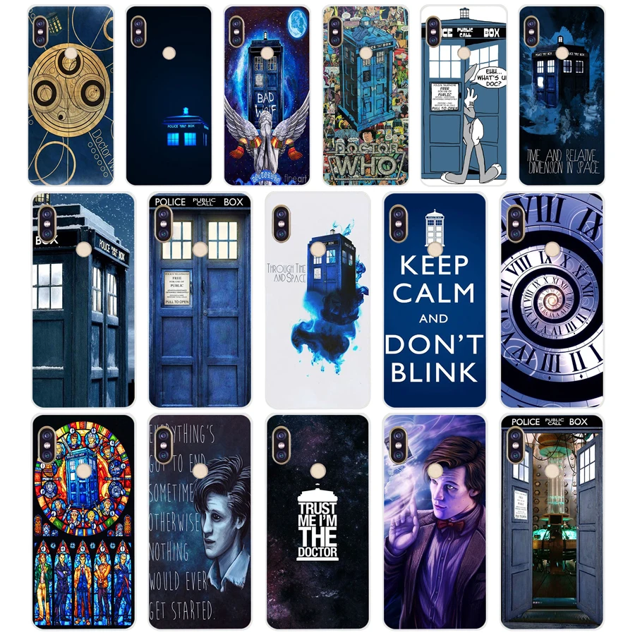 

121SD tardis doctor who Soft Silicone Tpu Cover phone Case for xiaomi redmi 6 Pro 6A note 5 6 Pro mi 8 lite