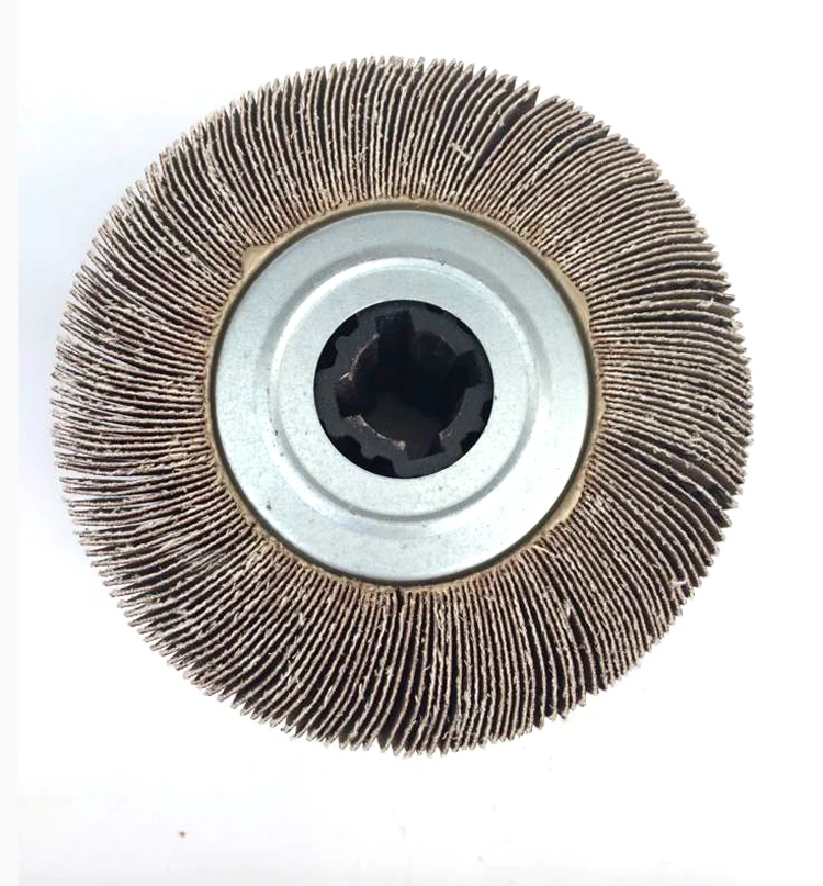2 units/lot Cross Core Burnishing Polishing Flap Wheel Flap Disc for drawing polishing Burnishing Machine/Polisher/Sander