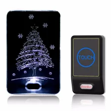 Водонепроницаемый 28 песен беспроводной пульт дистанционного управления открытый передатчик 1 крытый приемник дверной звонок дверные звонки