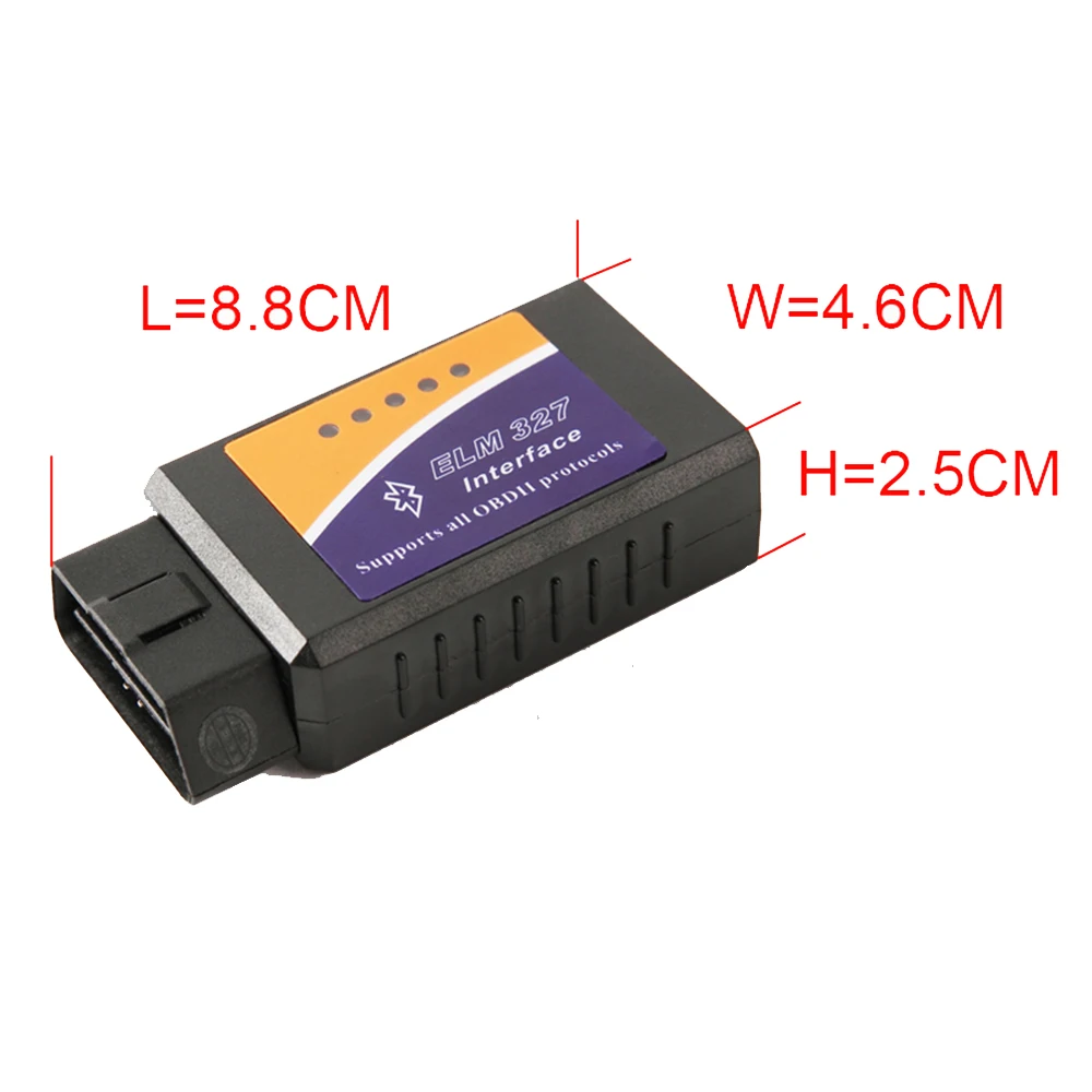 VIECAR USB Bluetooth wifi ELM327 OBD2/OBDII ELM 327 V1.5 для Android IOS автоматический диагностический сканер инструмент