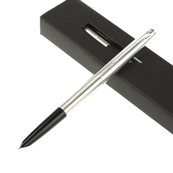 

Financial Tip 0.38mm Extremely Fine Fountain Pen Stainless Steel Classic Body School Office Writing Stationery