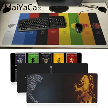 

MaiYaCa Cool New Game Of Throne Movie Rubber Mouse Durable Desktop Mousepad Laptop Gaming Lockedge Mice gaming Mousepad