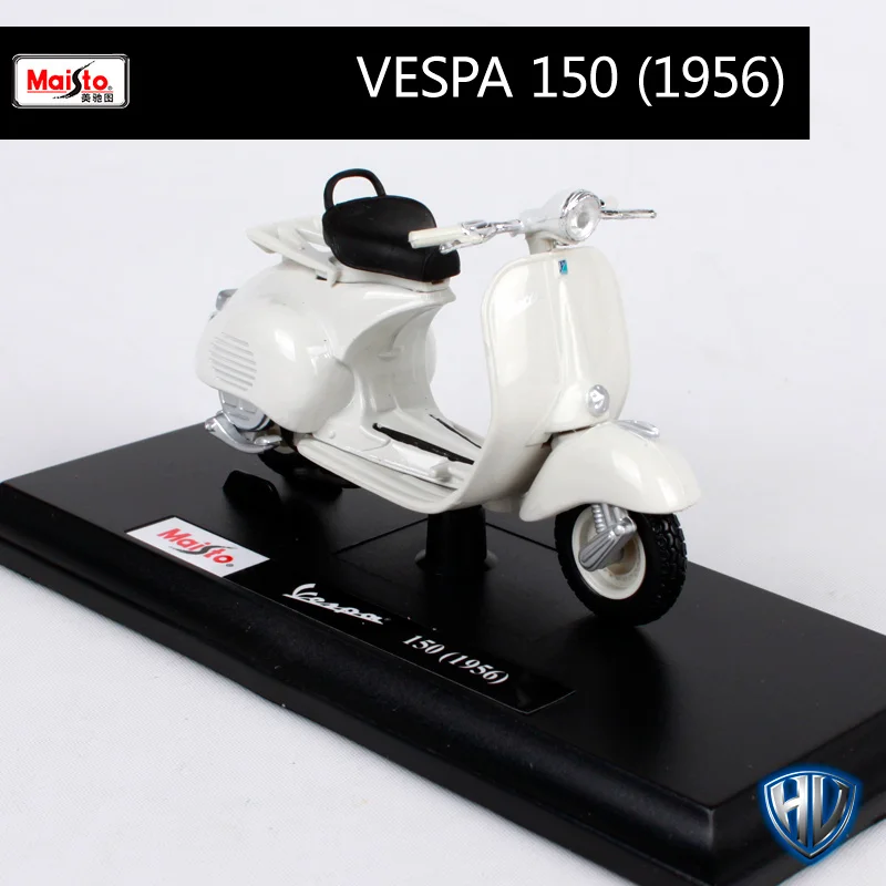 Maisto 1:18 12 Скутеры Vespa мотоциклетные литые под давлением для женщин мотоциклетные мини мотоцикл модель подарок для коллекционирования 39540