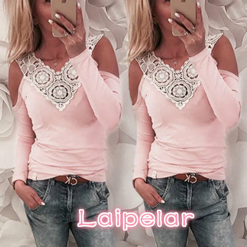

2018 Women Blouses Summer Lace Chiffon Blouse Casual Blusa Feminina Tops Fashion Chemise Femme Shirts Plus Size S-XL Laipelar