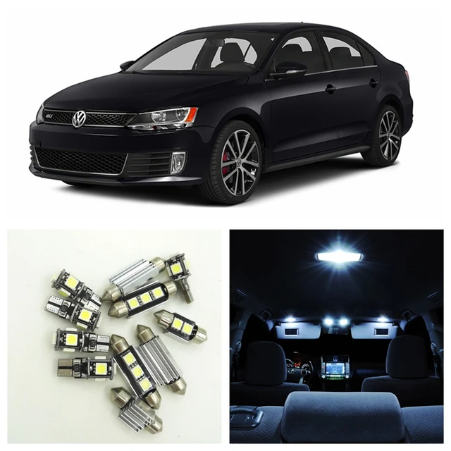 13pcs canbus car led white light bulbs interior package kit for 2011