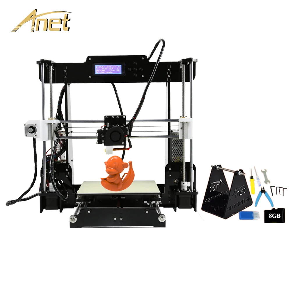 

Anet A8 Auto level Sensor A8 3D Printer kit High Precision Extruder Reprap Prusa i3 3D Printer DIY Impressora 3d with Filament