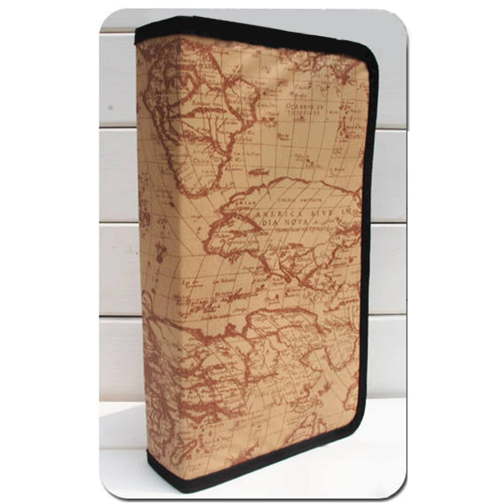 

40/80 Disc Home Car Case Organizer Protective Cover Album Holder Carry CD DVD Map Stripe Box Package Storage Bag