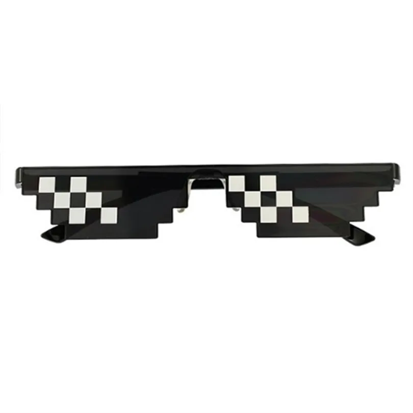 Мужские и женские мозаичные винтажные очки новые 8 Bit MLG Pixelated солнцезащитные