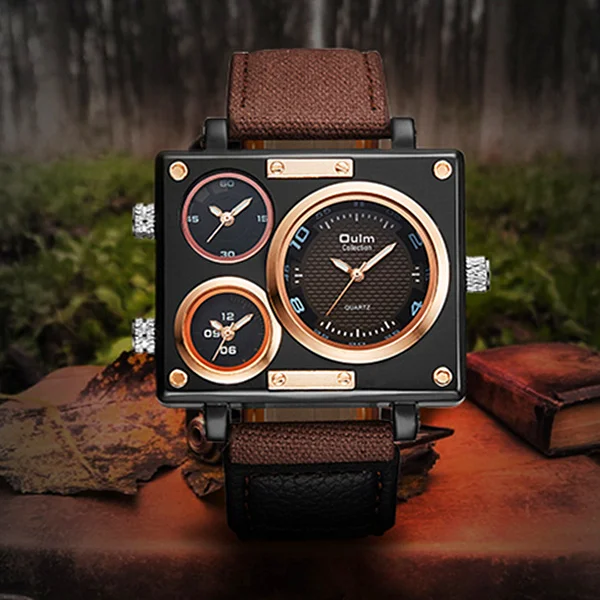 OULM Мужские s часы лучший бренд класса люкс Masculino Relogio розничная военные Прямая Мужские Saati часы Nato ремешок Мужские наручные часы