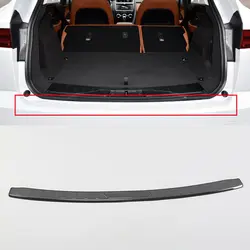 Для Jaguar E-Pace 2017 2018 черный экстерьер заднего бампера защитная пластина Накладка аксессуары Отделка 1 шт