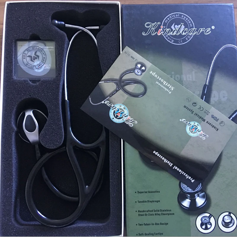 

Professional Acoustical Heart-lung Blood Pressure Stethoscope Cardiology Medical Estetoscopio For Doctors Nurses Use