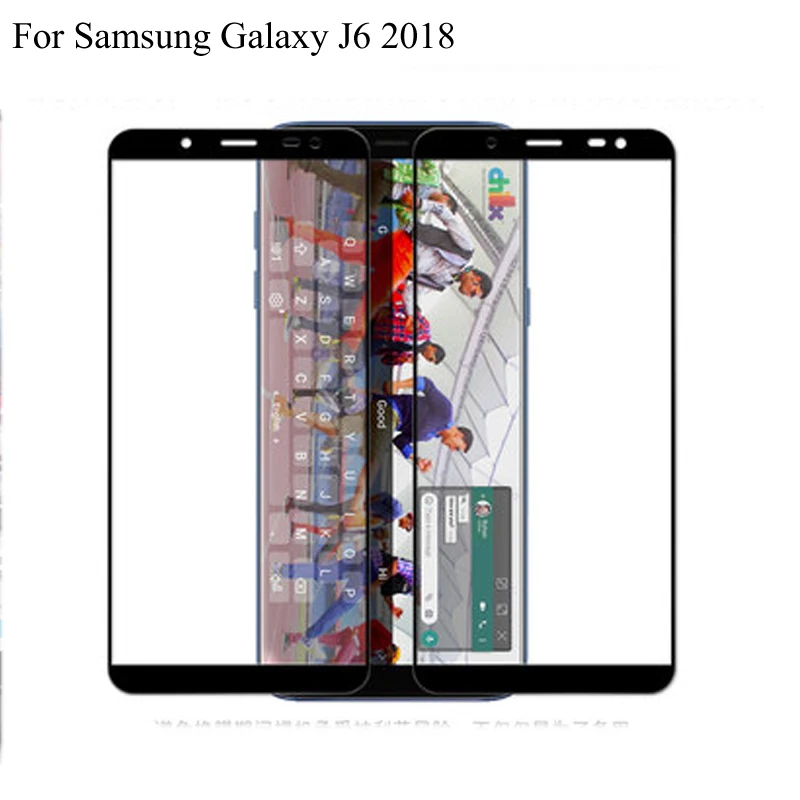Закаленное стекло для Samsung J6 J 6 2018 2 шт. Защитная пленка экрана Galaxy защитное с