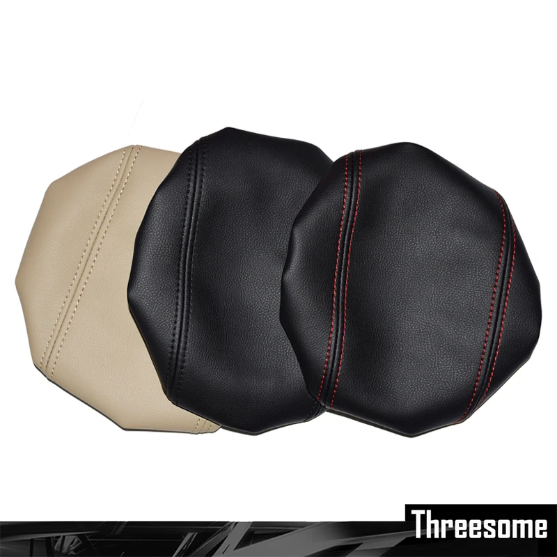 

SRXTZM New Leather Car Console Armrest Box Sleeve Cover Pad Center Storage Box Case Mat AT For hyundai creta ix25 2016-2019 1PCS
