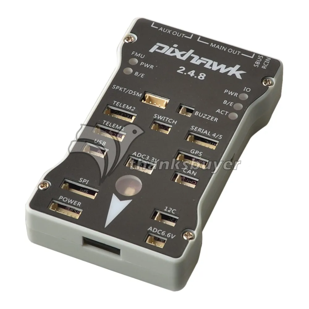 Pixhawk PX4 2.4.8 32-битный Контроллер полета, интегрированный чехол PX4FMU+ PX4IO с tf-картой для FPV квадрокоптера