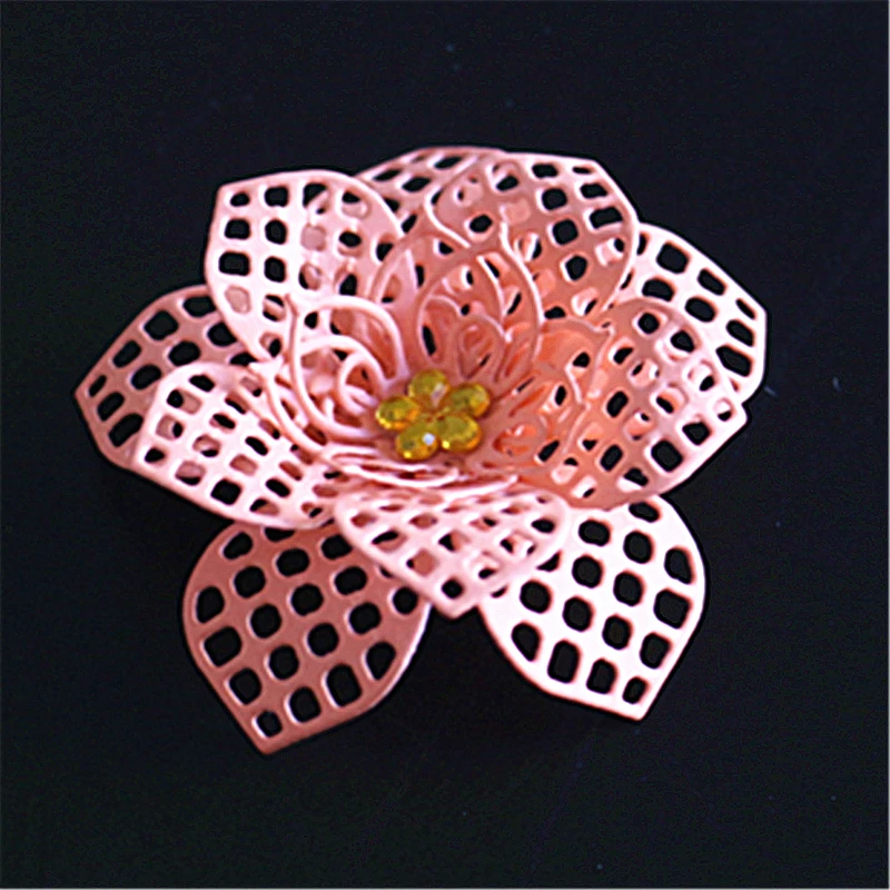 

AZSG Beautiful peony flowers Cutting Dies for DIY Scrapbooking die Decoretive Embossing Stencial DIY Decoative Card die cutter