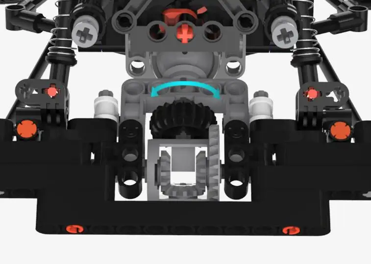 Оригинальный строительный блок Xiaomi Desert Racing 490 + классические детали
