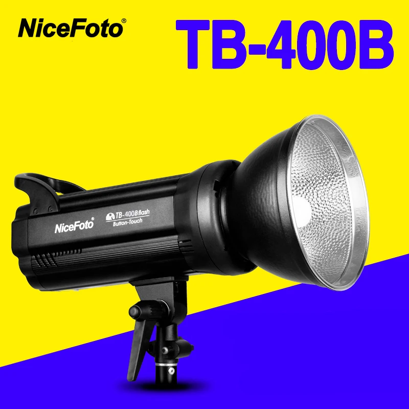 

NiceFoto TB-400B 400W Studio Flash fast recycling time TB-400B Studio profession photography studio light lamp touch button