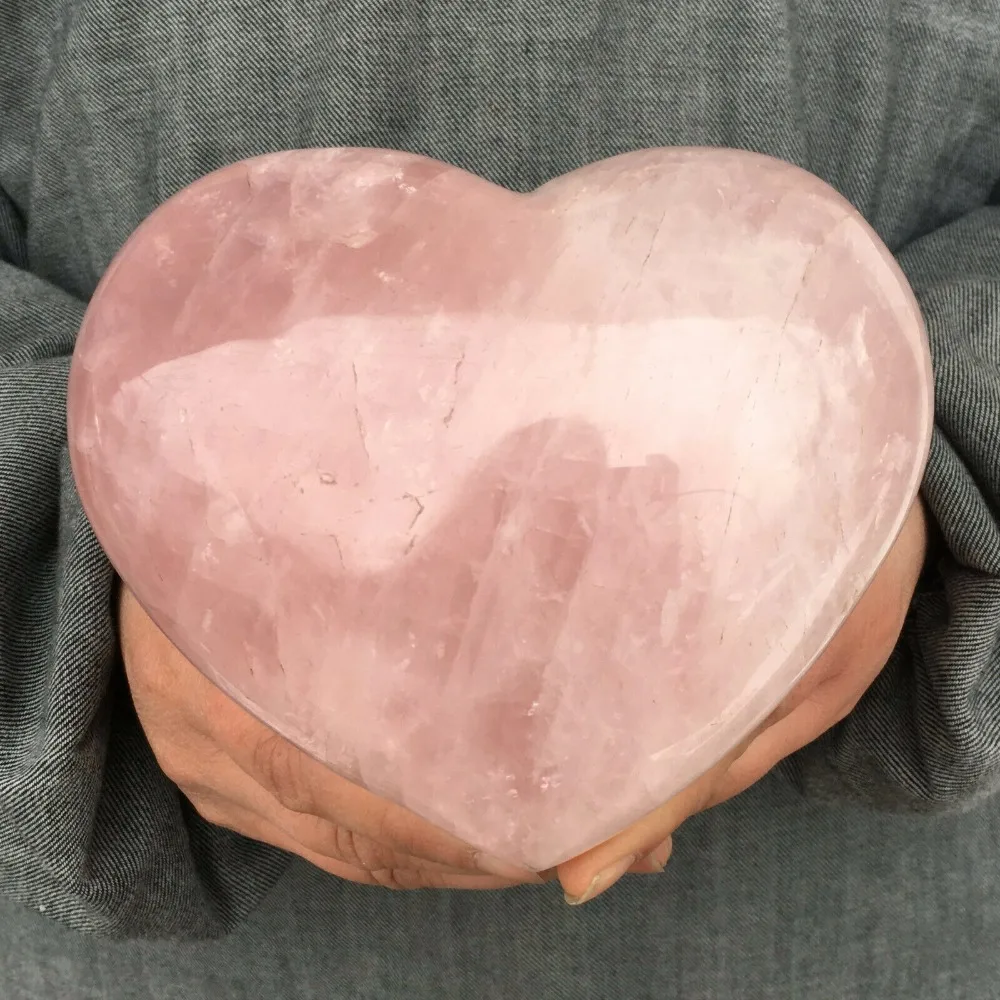 Grande Energia Natural quartzo Rosa Rocha Specimen