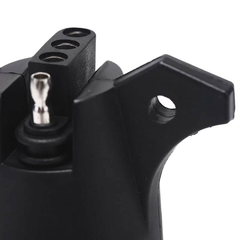 7 Way Round to 4 Pin Flat Blade Trailer Connector Plug Light Adapter RV Boat