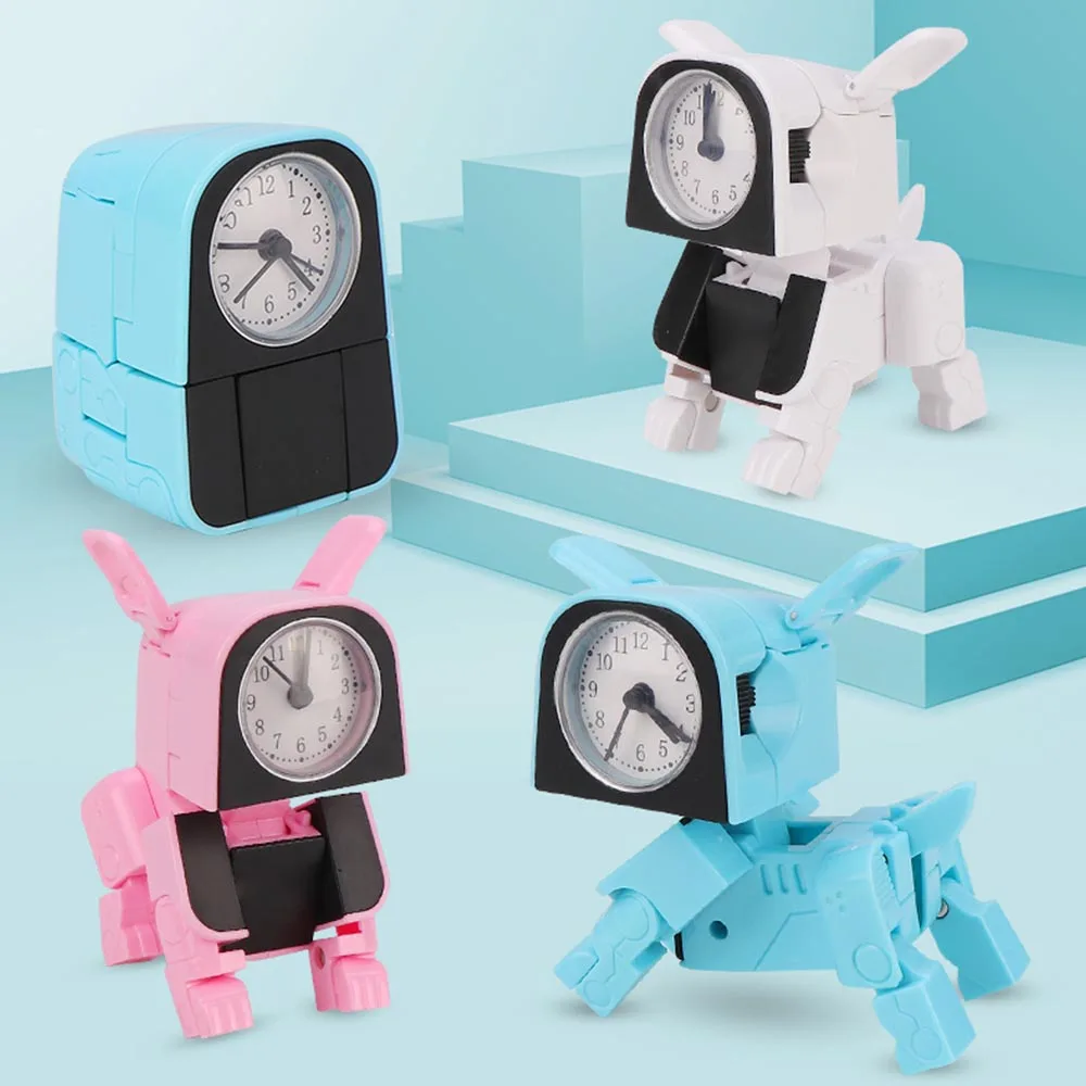 Мини-игрушка в форме собаки, часы, милый вариант, будильник, робот, Игрушки для раннего образования, игрушки для детей, милый щенок, прогулочная игрушка