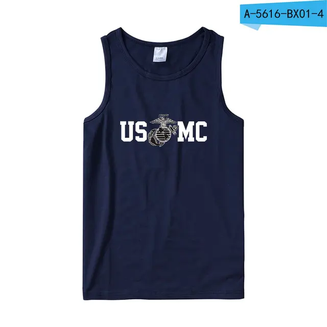 USMC Tank Top Casual Summer Men Women Vest United States Marine Corps