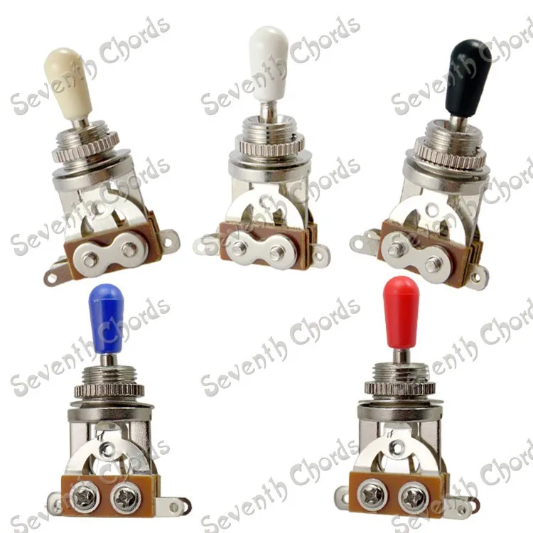 Chrome 3 Way Electric Guitar Pickup Toggle Switch Selector Toggle
