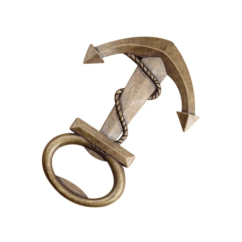 

Unique Aeneous Anchor Shaped Beer Bottle Opener Creative Gift for Wedding Birthday Wine Opener Cooking Tools