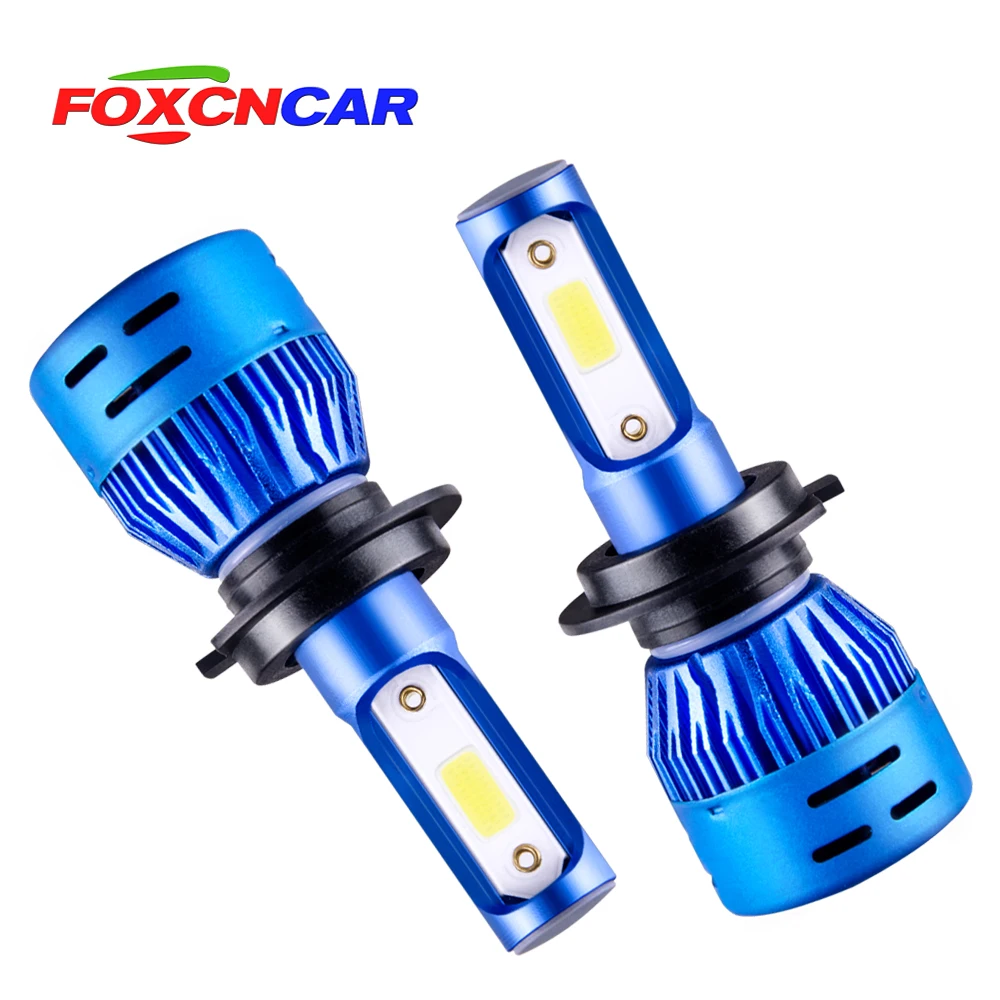 

2pcs H7 H9 H11 H8 005 HB3 9006 HB4 LED Car Light LED Bulb COB Daytime Running Lights DRL Fog Light 6500K 4300K 12V Driving Lamp