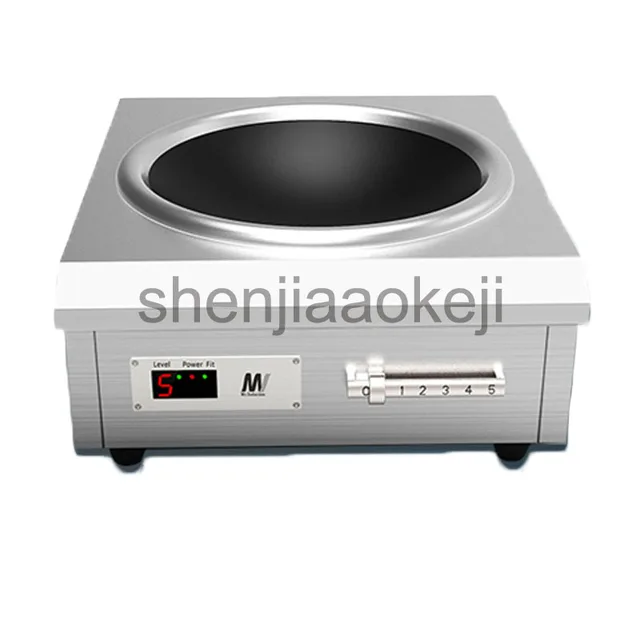 Cheap electromagnetic oven Concave induction cooker 6000W power household commercial Electromagnetic furnace cooking Heat food