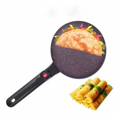 

Electric Crepe Maker Baking Pan Chinese Spring Roll Frying Machine Pancake Pizza Griddle Non-stick Pie Cooker Plate