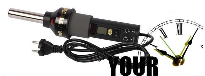 

220 V 450 W 450 degree LCD adjustable heat gun for hot air solder BGA IC SMD soldering station 8018lcd