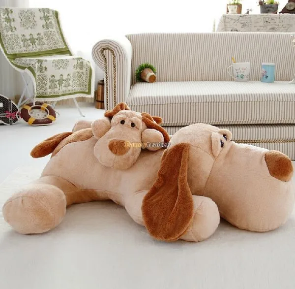 Fancytrader 59'' 150cm the Biggest Plush Cute Stuffed Soft  Lazy Dog, Free Shipping FT50383 (5)