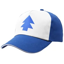 Гравити Фолз Бейсбол Кепки синий сосна шляпа мультфильм Хип-хоп Snapback Кепки новые изогнутые Билл Медведица взрослых Для мужчин папа шляпа размеры кепка диппера