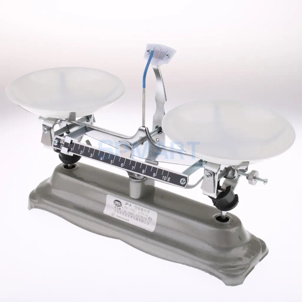 500 Gram Mechanical Table Balance Scale with 7 Weights for Teaching Tool laboratory Equipment Supplies