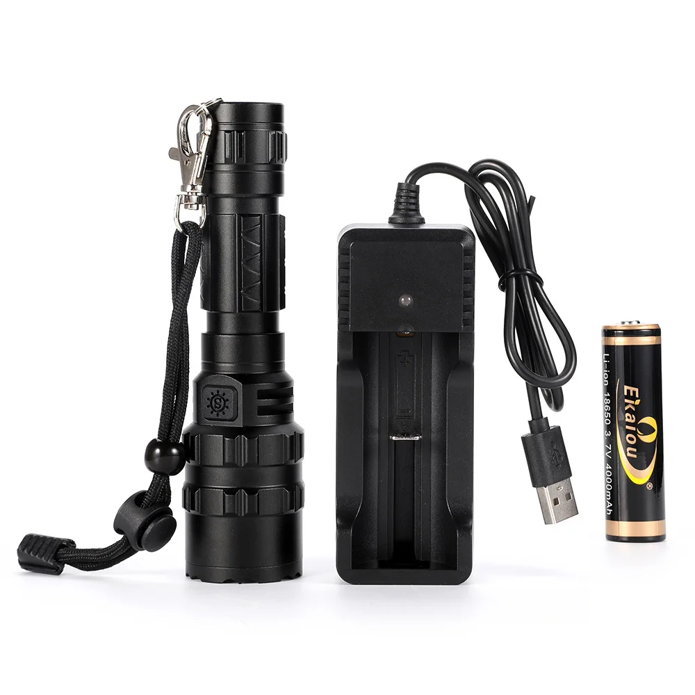 

8000 Lumens new Tactical LED Flashlight 5 Modes Police Flashlight XML L2 USB charge Torch