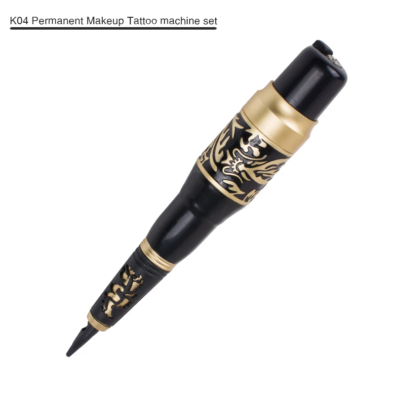 

Permanent Makeup Eyebrow Rotary Tattoo Machine Microblading Pen Kit with 50 Needles 50 Tips EU or US Plugs 20 PCS DHL