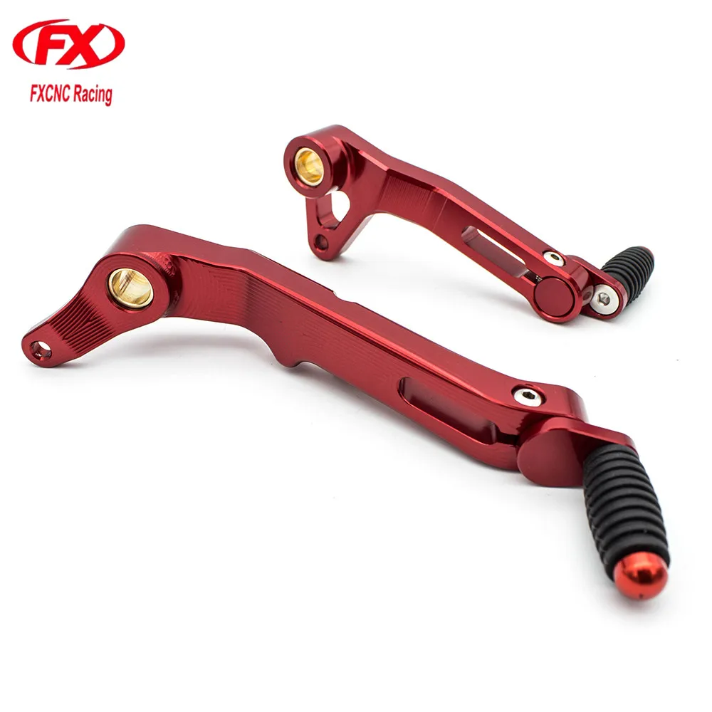 

For Ducati Multistrada 1200 2015 Red CNC Motorcycle Brake Gear Shifter Shift Pedal Lever For Scrambler MONSTER 821 1200 FXCNC