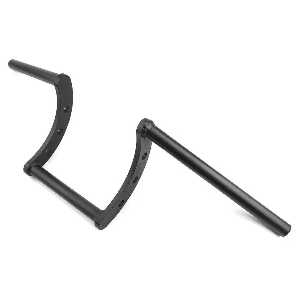 

LumiParty 7/8 22mm Motorcycle Heavy Duty Steel Handlebar Professional Drag Z-Bar Pullback Handlebar for Harley Honda Z-Bar r30