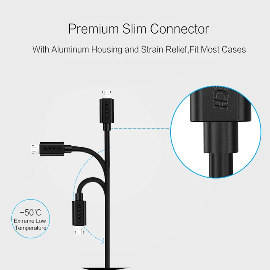 CHOETECH Micro USB Cable 2.4A Fast Charge USB Data Cabl For Samsung Xiaomi Huawei Tablet Androi Mobile Phone USB Charging Cord CHOETECH Micro USB Cable 2.4A Fast Charge USB Data Cabl For Samsung Xiaomi Huawei Tablet Androi Mobile Phone USB Charging Cord
