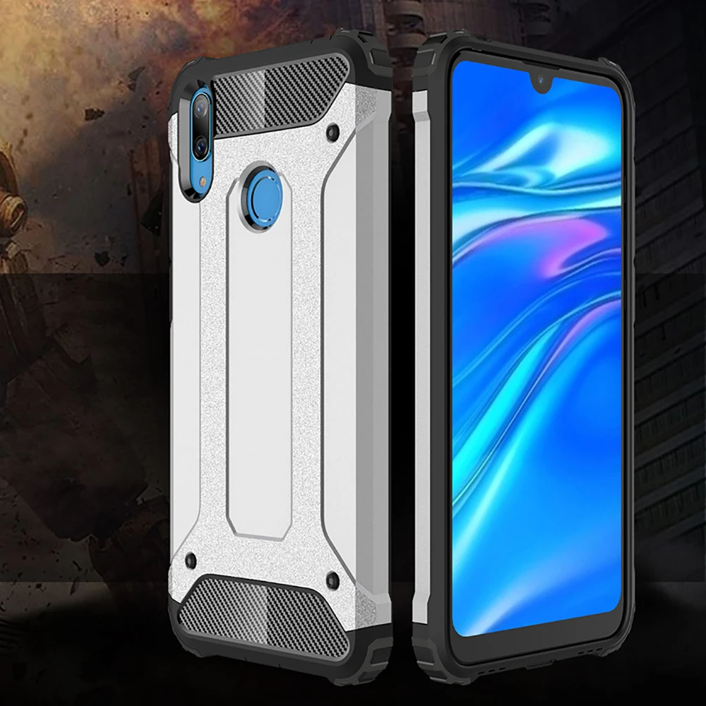 

Shockproof Armor Coque Cover 6.26For Huawei Y7 2019 Case For Huawei Y7 Prime 2019 DUB-LX1 DUB-LX3 Phone Back Coque Cover Case