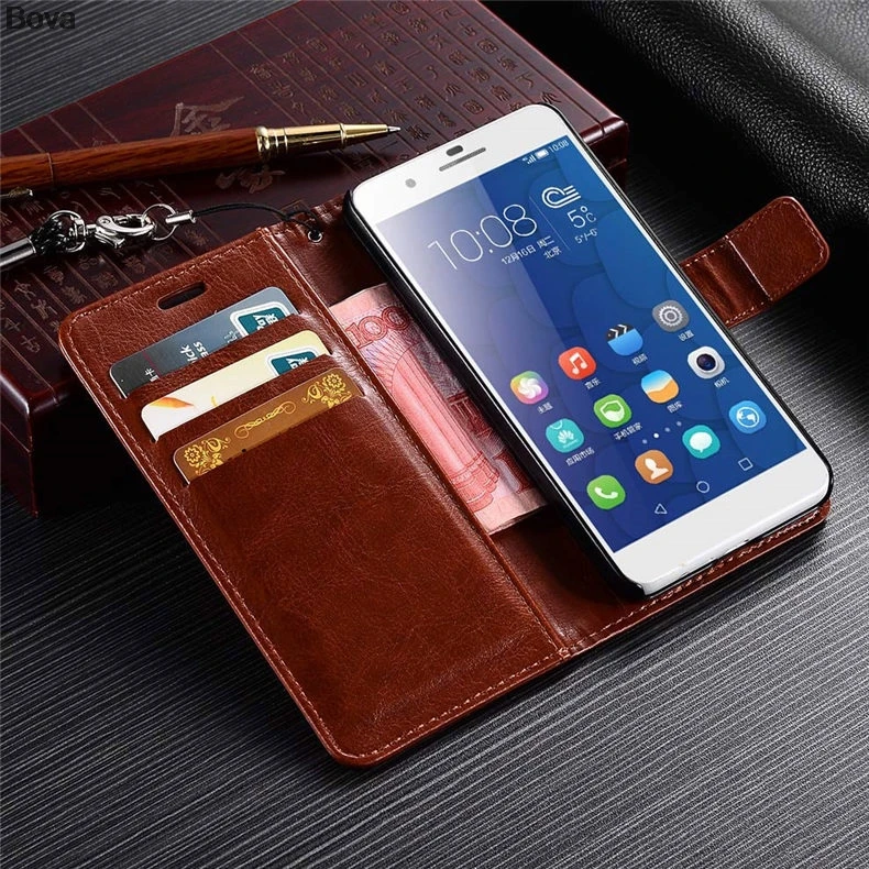 Чехол для Huawei Honor 6 5 0 дюйма с держателем карт чехол Honor6 plus кожаный телефона