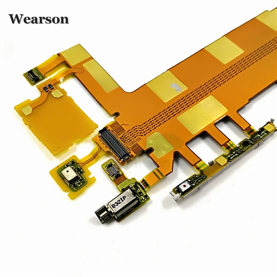 For Sony Xperia Z3 3G D6653 D6603 Power Camera Button Volume Key Main Flex Cable With Microphone Buzzer Tested  (3)