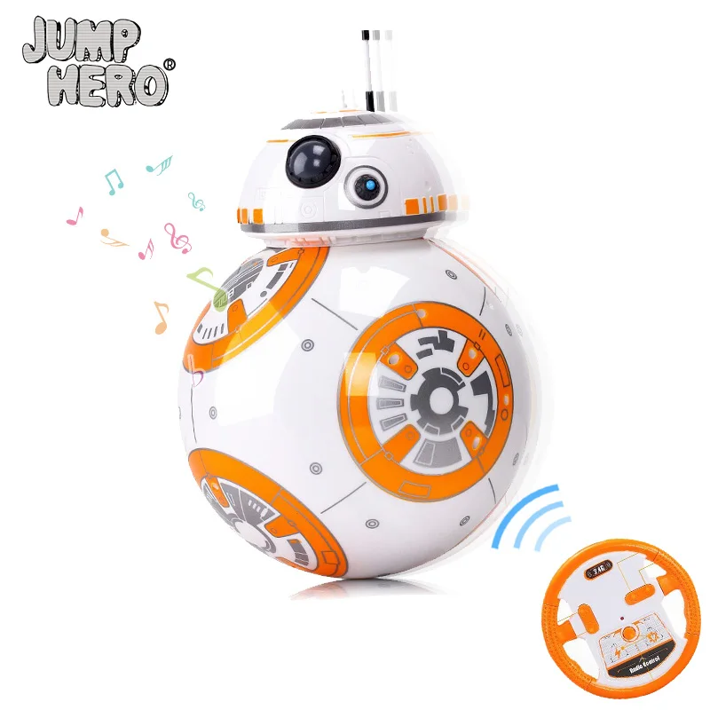 

BB-8 Ball Star Wars Remote Control Robot 2.4GHz Smart RC Robots Ball Child's Toys Last Jedi Distance BB8 Model for Kids Gift #Z