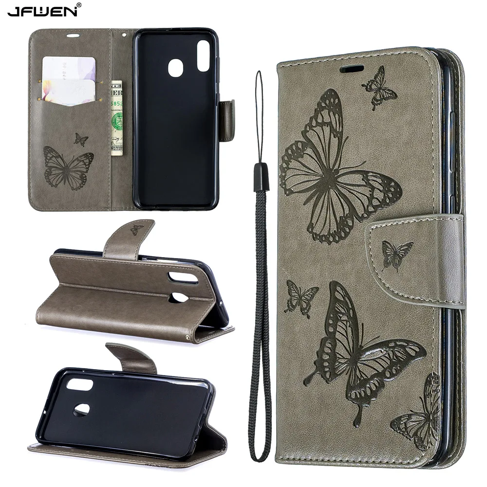 

Luxury 3D Butterfly Leather Case For Samsung Galaxy A50 A70 M10 M20 M30 A10 A20 A30 A40 Case Wallet Flip Cover Book Phone Cases