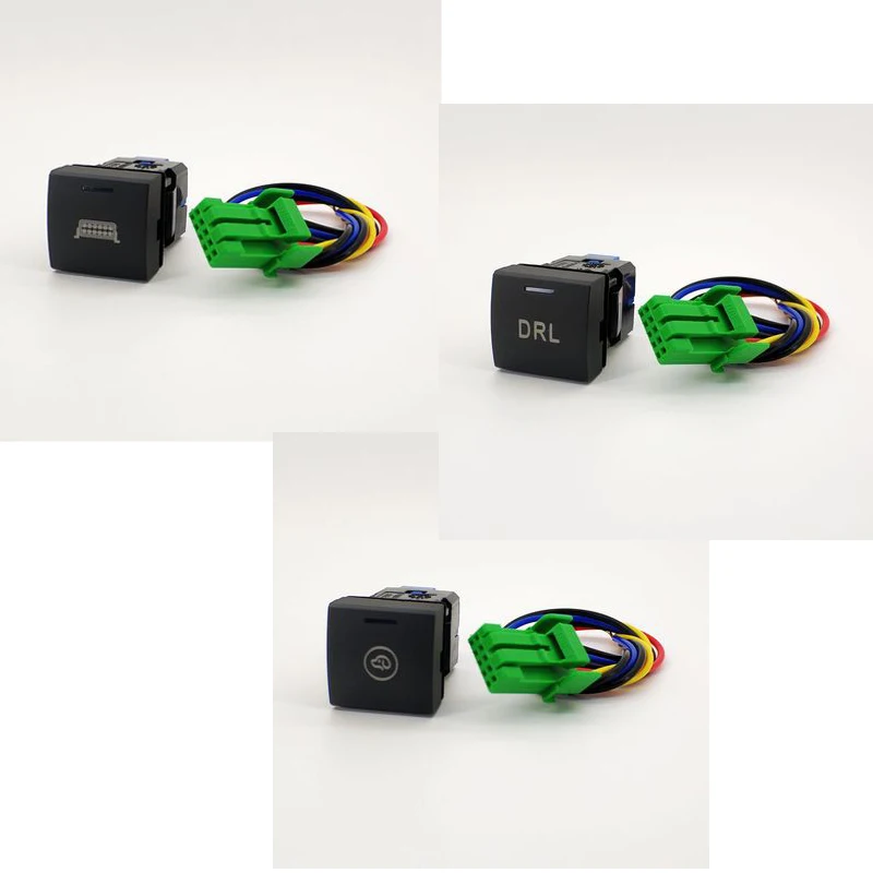 

For Toyota Land Cruiser Prado 2018-2019 electronic dog switches & spot light switch button & DRL switch