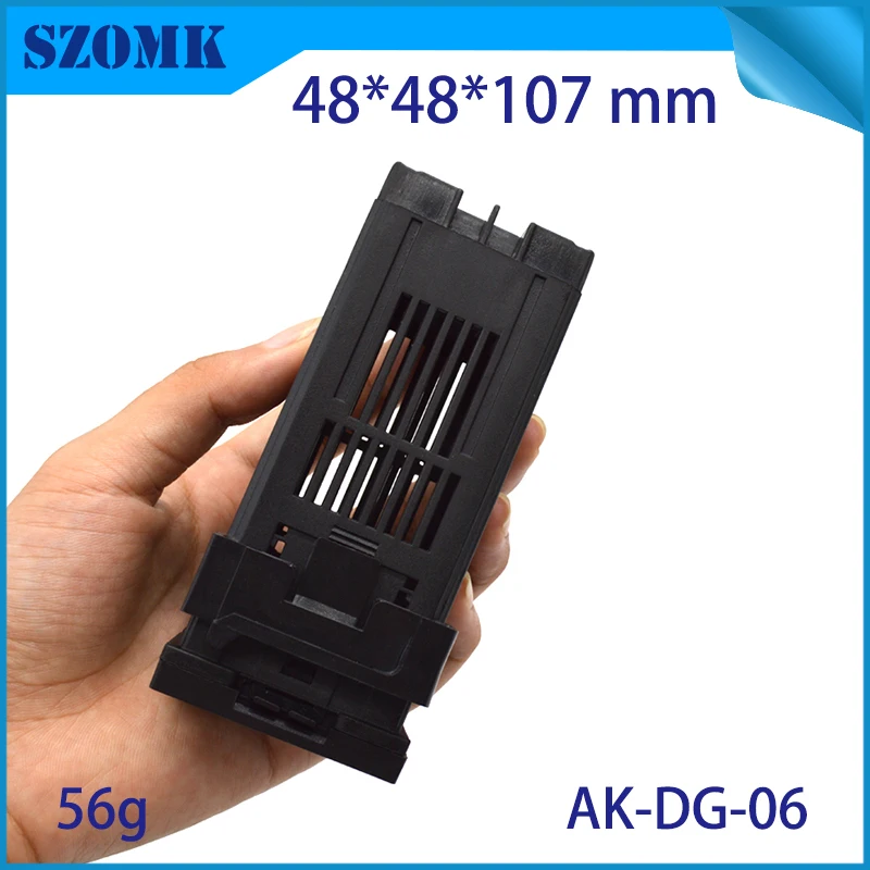szomk plastic din rail enclosure cabinet PLC plastic box for electronics project instrument case junction box  (7)